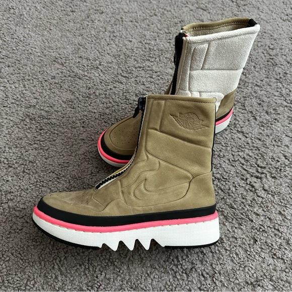 Nike Air Jordan 1 Jester XX Utility Pack Tan Beige Boot Womens 5 - Picture 8 of 12